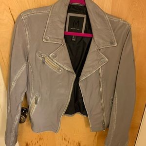 Mauritius Vintage (distressed) Stone Leather Jacket